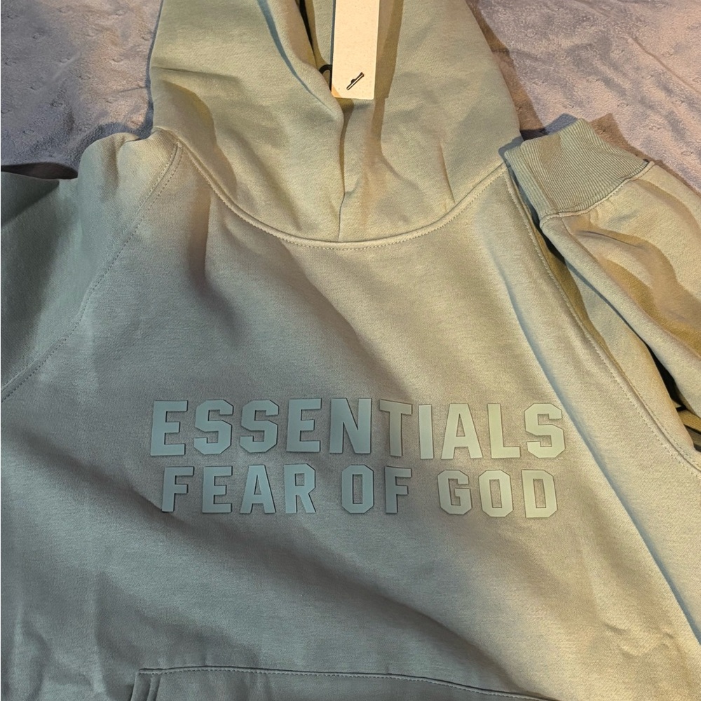 Brand New Coral Green Essential Hoodie